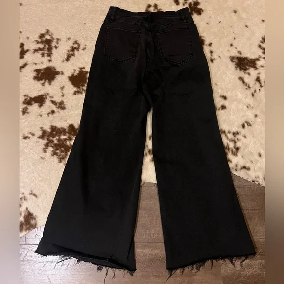 FRAME le palazzo crop black - Picture 2 of 5